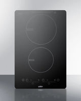 13" Wide 120v 2-burner Induction Cooktop - (SINC2B120)
