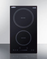 12" Wide 208-240v 2-zone Induction Cooktop - (SINC2B230B)