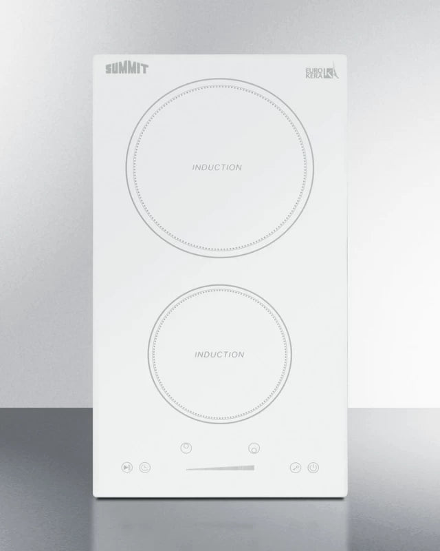 12" Wide 208-240v 2-zone Induction Cooktop - (SINC2B231W)