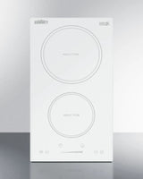 12" Wide 208-240v 2-zone Induction Cooktop - (SINC2B231W)
