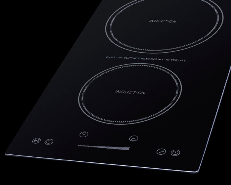 12" Wide 115V 2-Zone Induction Cooktop With Safety Shutoff - (SINCH115V2B)