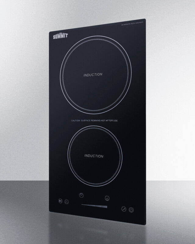 12" Wide 115V 2-Zone Induction Cooktop With Safety Shutoff - (SINCH115V2B)