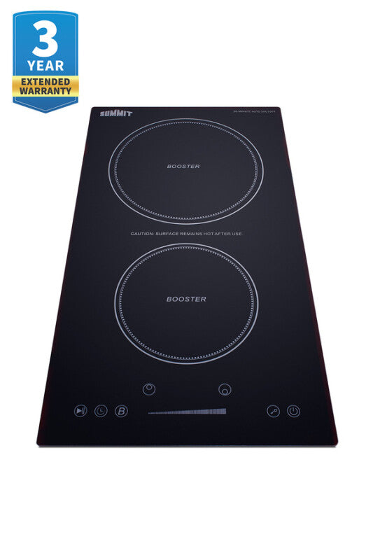 12" Wide 208-240V 2-Zone Induction Cooktop Induction Cooktop With Safety Shutoff - (SINCH230V2B)