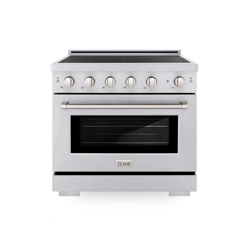 36 in. 5.2 cu. ft. Paramount Induction Range with 5 Element Cooktop and Electric Convection Oven - (SINR36) -