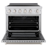 36 in. 5.2 cu. ft. Paramount Induction Range with 5 Element Cooktop and Electric Convection Oven - (SINR36) -