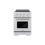 24 in. 3.2 cu. ft. Paramount Induction Range with 3 Element Cooktop and Electric Convection Oven - (SINRS24) -