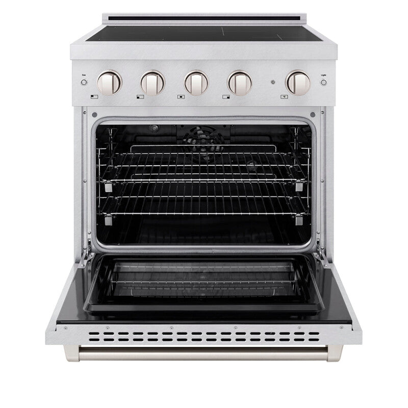 30 in. 4.2 cu. ft. Paramount Induction Range with 4 Element Cooktop and Electric Convection Oven - (SINRS30) -