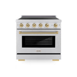 Autograph Edition 36 in. 5.2 cu. ft. Paramount Induction Range with 5 Element Cooktop and Electric Convection Oven - (SINRSZ36CB) -