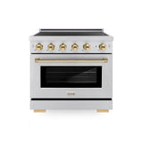 Autograph Edition 36 in. 5.2 cu. ft. Paramount Induction Range with 5 Element Cooktop and Electric Convection Oven - (SINRSZ36G) -