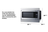 27" Wide Built-In Microwave (Trim Kit Included) - (SMBI27TK27)