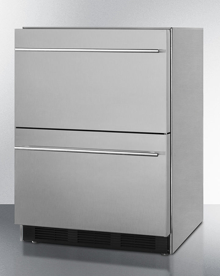 24" Wide 2-drawer All-refrigerator, ADA Compliant - (SP6DBS2D7ADA)