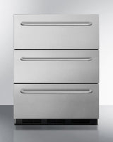 24" Wide 3-Drawer All-Refrigerator, ADA Compliant - (SP6DBSSTB7ADA)