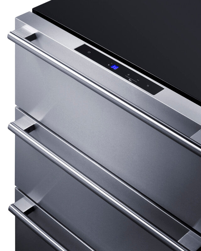 24" Wide Built-In 3-Drawer All-Refrigerator - (SP6DS3D)