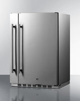 Shallow Depth 24" Wide Outdoor Built-in All-refrigerator With Slide-out Storage Compartment - (SPR196OS24)