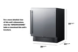 27" Wide Outdoor All-refrigerator - (SPR2700SS)