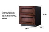 27" Wide 2-drawer All-refrigerator, ADA Compliant (panels Not Included) - (SPR275OS2DPNRADA)