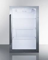 Shallow Depth Indoor/outdoor Beverage Cooler, ADA Compliant - (SPR489OSADA)