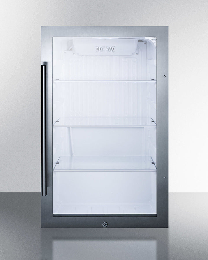 Shallow Depth Indoor/outdoor Beverage Cooler - (SPR489OSCSS)
