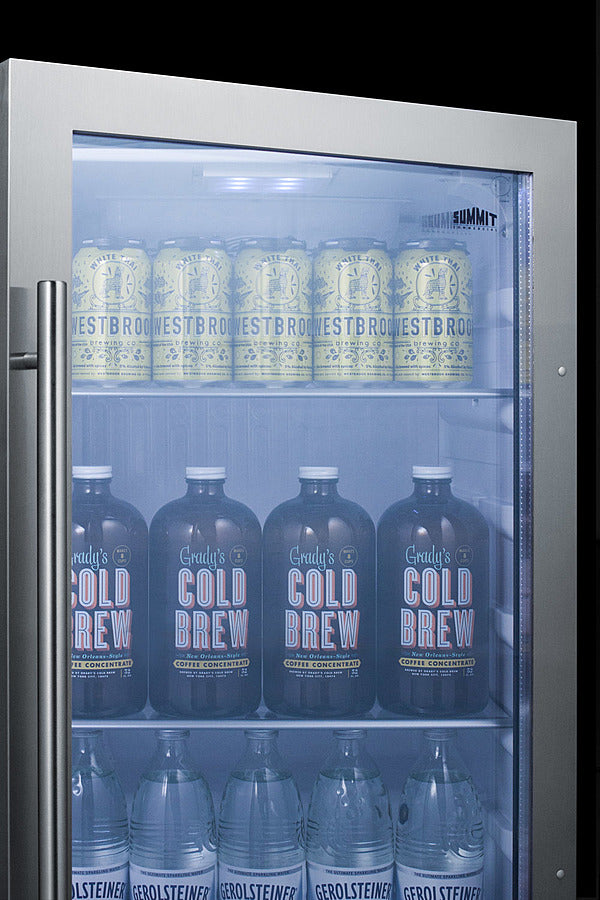 Shallow Depth Indoor/outdoor Beverage Cooler - (SPR489OSCSS)