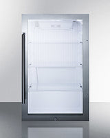 Shallow Depth Indoor/outdoor Beverage Cooler - (SPR489OSCSS)