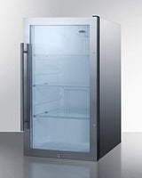 Shallow Depth Indoor/outdoor Beverage Cooler - (SPR489OSCSS)