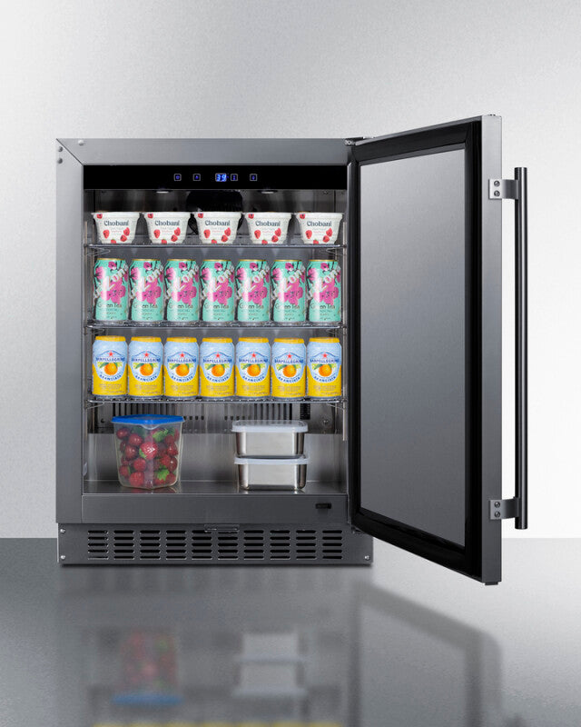 24" Wide Outdoor All-refrigerator, ADA Compliant - (SPR618OSADA)