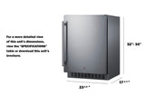 24" Wide Outdoor All-refrigerator, ADA Compliant - (SPR618OSADA)