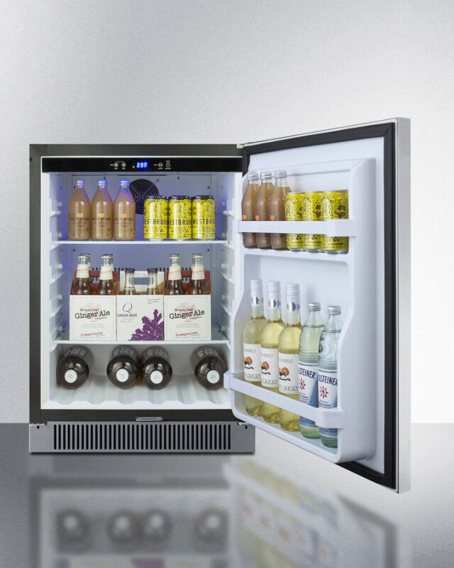 24" Wide Built-in Outdoor All-refrigerator - (SPR623OSCSS)