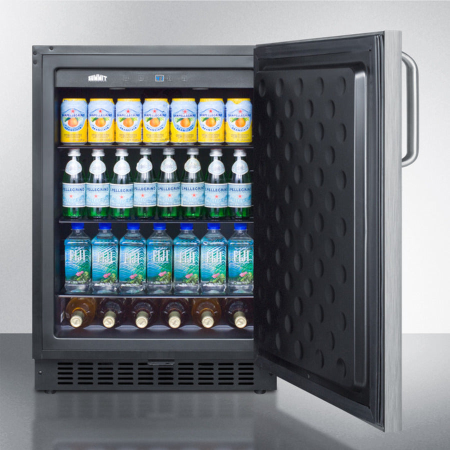 24" Wide Outdoor All-refrigerator - (SPR627OSCSSTB)