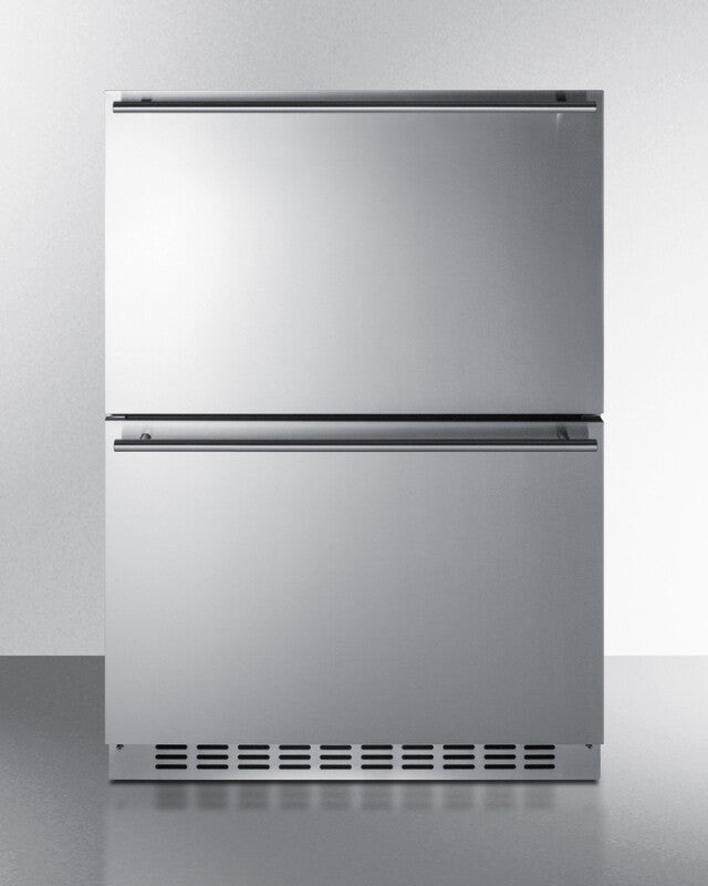 24" Wide 2-drawer Refrigerator-freezer - (SPRF34D)