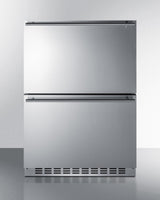 24" Wide 2-drawer Refrigerator-freezer - (SPRF34D)