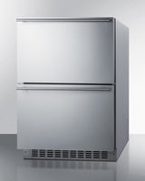 24" Wide 2-drawer Refrigerator-freezer - (SPRF34D)