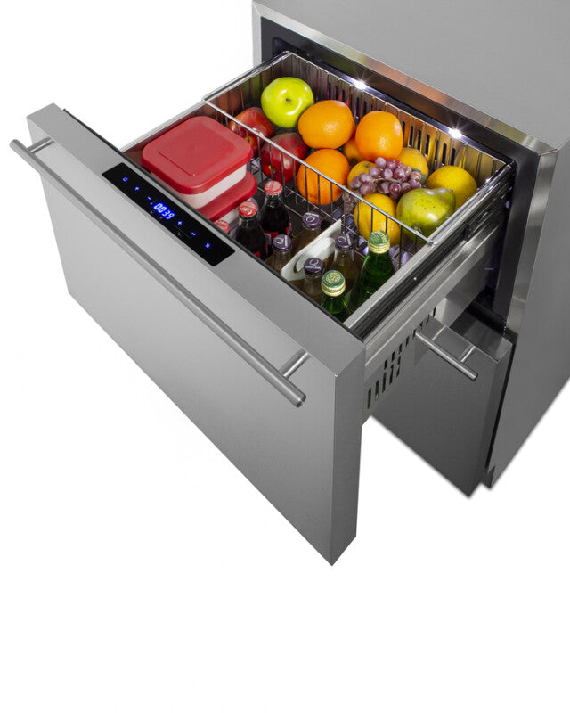 24" Wide 2-drawer Refrigerator-freezer - (SPRF34D)