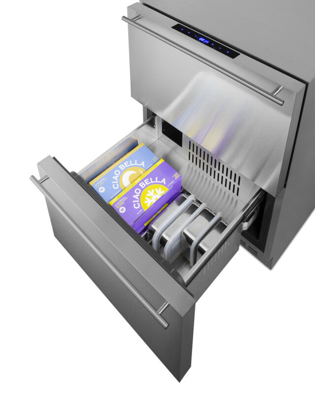 24" Wide 2-drawer Refrigerator-freezer - (SPRF34D)