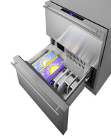 24" Wide 2-drawer Refrigerator-freezer - (SPRF34D)
