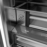 36 in. 19.6 cu. ft. French Door Built-In Bottom Freezer Refrigerator with Water Dispenser and Ice Maker - (SRBIVSN36) -