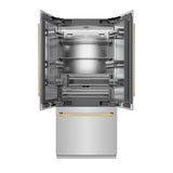 Autograph Edition 36 in. 19.6 cu. ft. French Door Built-In Bottom Freezer Refrigerator with Water Dispenser and Ice Maker - (SRBIVZ30436G) -