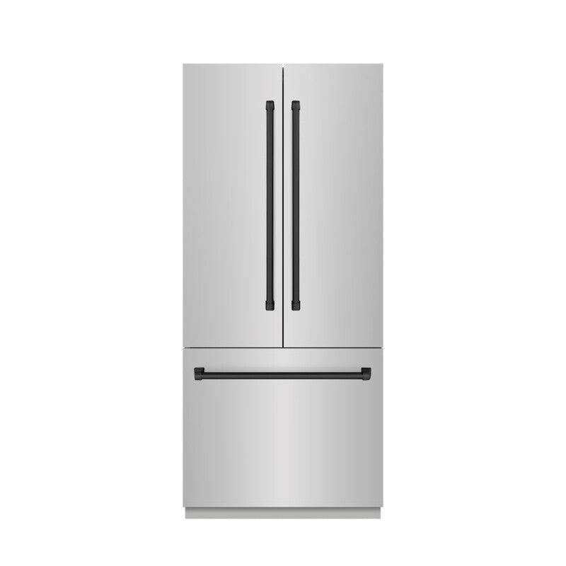 Autograph Edition 36 in. 19.6 cu. ft. French Door Built-In Bottom Freezer Refrigerator with Water Dispenser and Ice Maker - (SRBIVZ30436MB) -