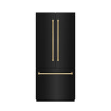 Autograph Edition 36 in. 19.6 cu. ft. French Door Built-In Bottom Freezer Refrigerator with Water Dispenser and Ice Maker - (SRBIVZBS36G) -