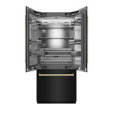 Autograph Edition 36 in. 19.6 cu. ft. French Door Built-In Bottom Freezer Refrigerator with Water Dispenser and Ice Maker - (SRBIVZBS36G) -