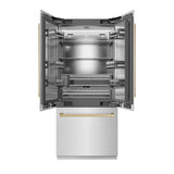 Autograph Edition 36 in. 19.6 cu. ft. French Door Built-In Bottom Freezer Refrigerator with Water Dispenser and Ice Maker - (SRBIVZSN36CB) -