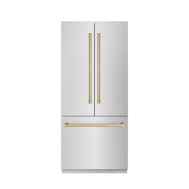 Autograph Edition 36 in. 19.6 cu. ft. French Door Built-In Bottom Freezer Refrigerator with Water Dispenser and Ice Maker - (SRBIVZSN36CB) -