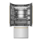 Autograph Edition 36 in. 19.6 cu. ft. French Door Built-In Bottom Freezer Refrigerator with Water Dispenser and Ice Maker - (SRBIVZSN36G) -