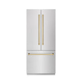 Autograph Edition 36 in. 19.6 cu. ft. French Door Built-In Bottom Freezer Refrigerator with Water Dispenser and Ice Maker - (SRBIVZSN36G) -