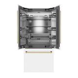Autograph Edition 36 in. 19.6 cu. ft. French Door Built-In Bottom Freezer Refrigerator with Water Dispenser and Ice Maker - (SRBIVZWM36G) -