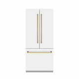 Autograph Edition 36 in. 19.6 cu. ft. French Door Built-In Bottom Freezer Refrigerator with Water Dispenser and Ice Maker - (SRBIVZWM36G) -