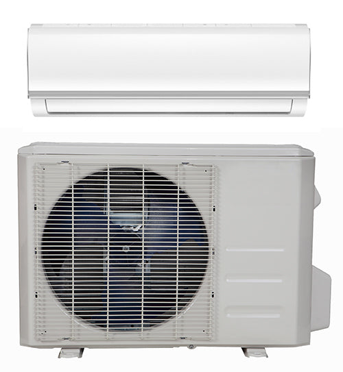 Comfort-Aire SVH ductless mini-split system, indoor head and outdoor unit