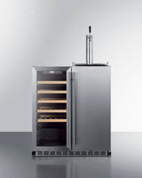 30" Wide Built-in Indoor/outdoor Combination Wine Cellar/kegerator - (SWBC3041)