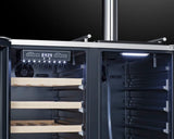 30" Wide Built-in Indoor/outdoor Combination Wine Cellar/kegerator - (SWBC3041)