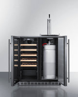 30" Wide Built-in Indoor/outdoor Combination Wine Cellar/kegerator - (SWBC3041)